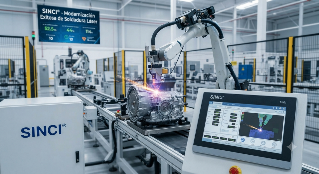 Modernización de Soldadura Láser en Planta Automotriz