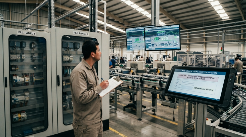 Integración PLC SCADA MES